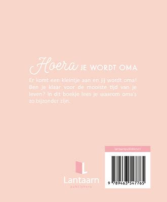 Hoera Je Wordt Oma Lantaarn Publishers Boek Readshop