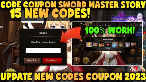 New Update Code Coupon Sword Master Story Today New Codes Coupon