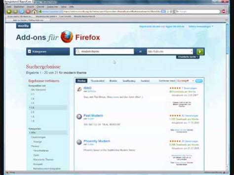 Firefox Add Ons YouTube