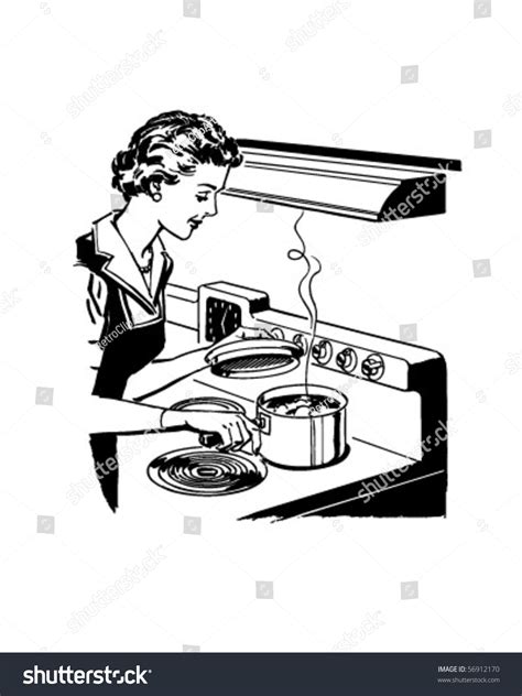 Home Cooking Retro Clip Art Stock Vector (Royalty Free) 56912170 | Shutterstock