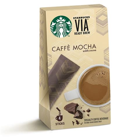 Starbucks 台灣星巴克 星巴克via®風味即溶咖啡 摩卡 蝦皮購物