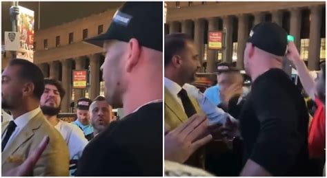 Nate Diaz In Scuffle With Dillon Dannis Outside Msg Frontkickonline