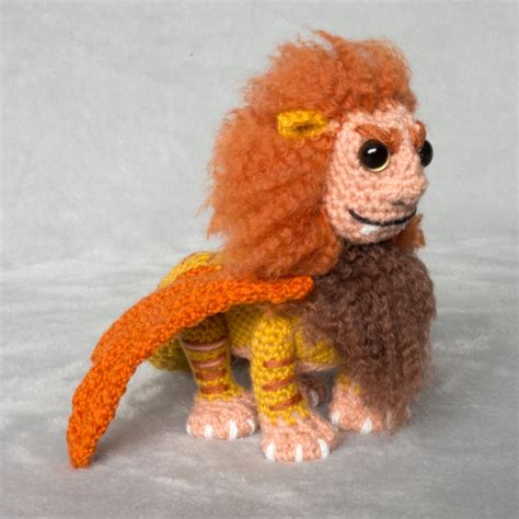 Amigurumi Crochet Craft Kit Dungeon And Dragons Manicore Diy Digital