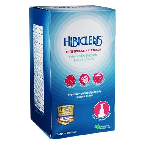 Hibiclens Antimicrobial Antiseptic Skin Cleanser 16 Oz Liquid