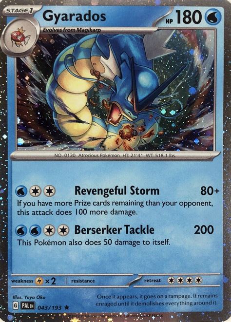 Gyarados Paldea Evolved Pokémon Cardtrader