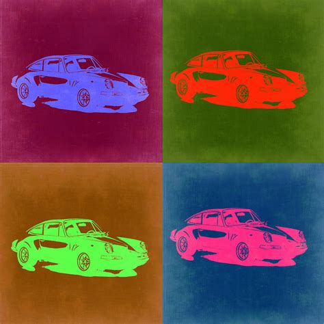 Porsche Pop Art Painting By Naxart Studio Fine Art America