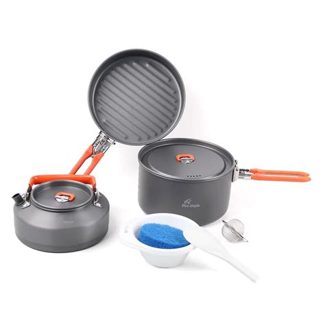 7pcs Ultralight Camping Cookware Set Hiking Backpacking Picnic Cooking