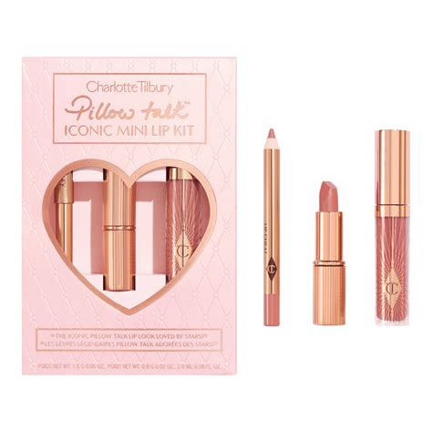 Buy Charlotte Tilbury Pillow Talk™ Iconic Mini Lip Kit (Holiday Limited ...