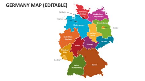 Germany Map PowerPoint Presentation Slides - PPT Template