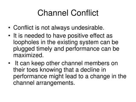 Ppt Channel Conflict Powerpoint Presentation Id433149