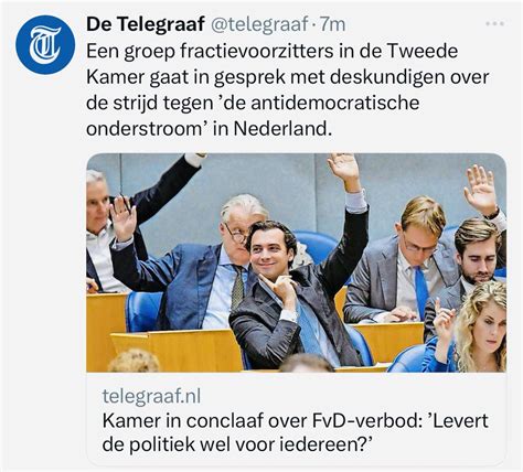 Eelco Van Hoecke On Twitter Wanneer Je Welke Partij Dan Ook Verbiedt