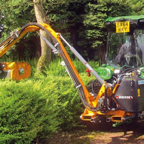 Wessex T 380 D 3 8m Reach Hedge Cutter Flail Mower