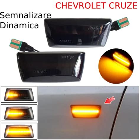 Set Lampi Semnalizare Dinamica Secventiala Aripa Chevrolet Cruze