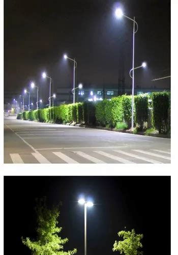 Dual Arm White Outdoor Street Light Pole At Best Price In Sunam Id