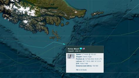 02 12 24 13 30 UTC David Linger Rounds Cape Horn On Koloa Maoli