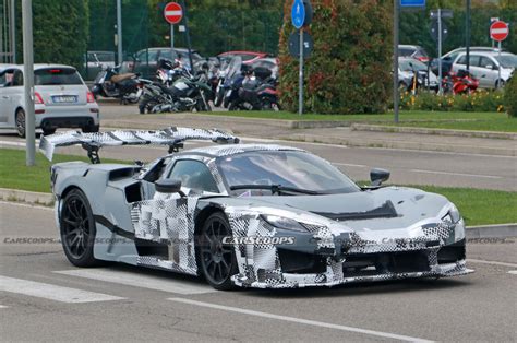 Ferraris Next Hybrid Hypercar Steps Out In Car Equivalent Of Fake Nose