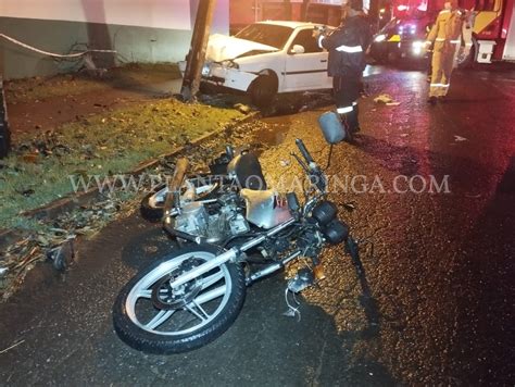 Pai E Filha Ficam Feridos Ap S Batida Entre Moto E Carro Em Maring