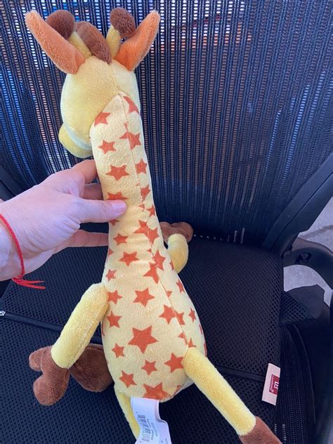 Toys R Us Geoffrey Yellow Giraffe Stuffed Animal Plush Toy 17