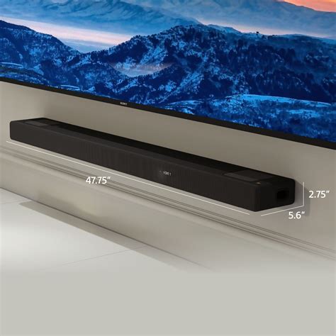 Best Buy Sony Ht A Dolby Atmos Smart Soundbar Works With Alexa And