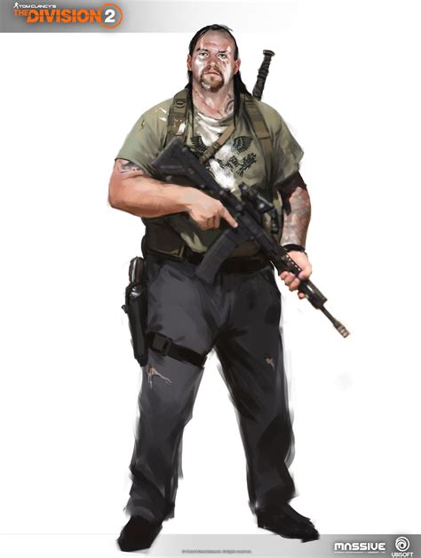 Miguel Iglesias The Division2 Character Concept Art