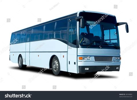 Light Blue Tour Bus Stock Photo 28749802 : Shutterstock