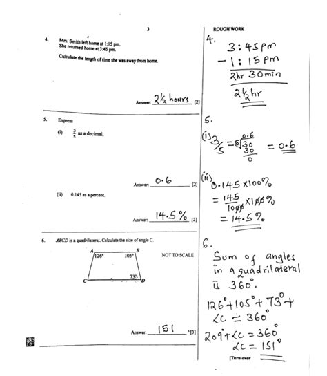 Bjc Maths Answer Key Papers The Student Shed