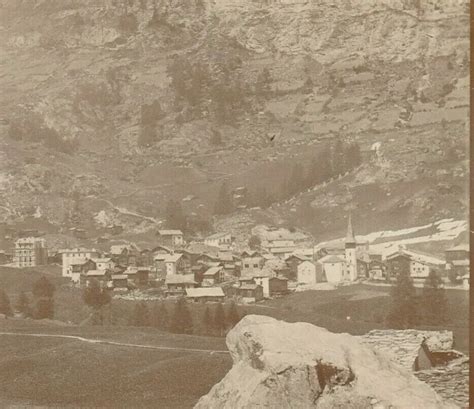 Photo Originale Ancienne Zermatt Vue G N Rale Suisse X Cm Vers