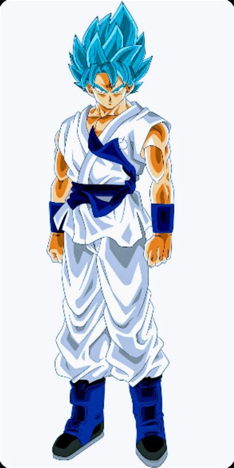 Dragon Ball Gohan In Blue And White Outfit