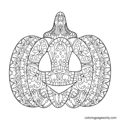 Halloween Mandala Coloring Pages Printable for Free Download