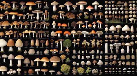 Mushroom Identification Chart - Mushroom Growing