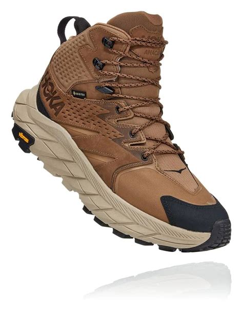 Hoka Anacapa Mid Gtx Otter Black Day Hiking Boots Snowleader