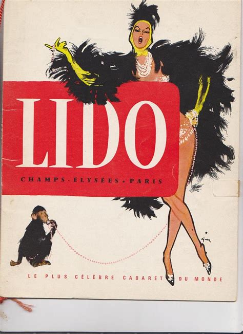 Lido Paris Nightclub Souvenir Program 1961