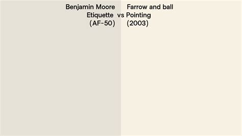 Benjamin Moore Etiquette Af Vs Farrow And Ball Pointing