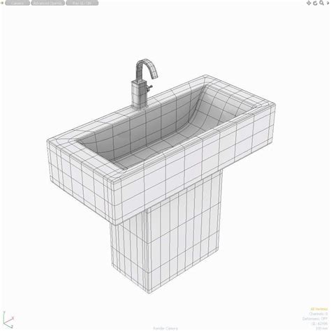 Sink 002 3d Model 12 Unknown Lxo Fbx Free3d