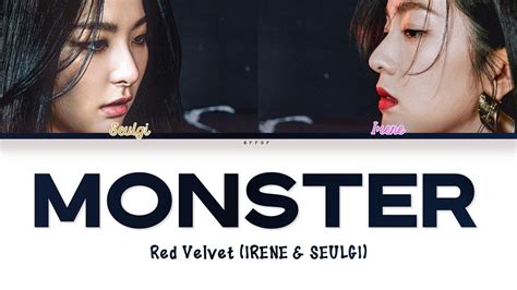 Red Velvet IRENE SEULGI MONSTER Lyrics 레드벨벳 아이린 슬기 Color Coded