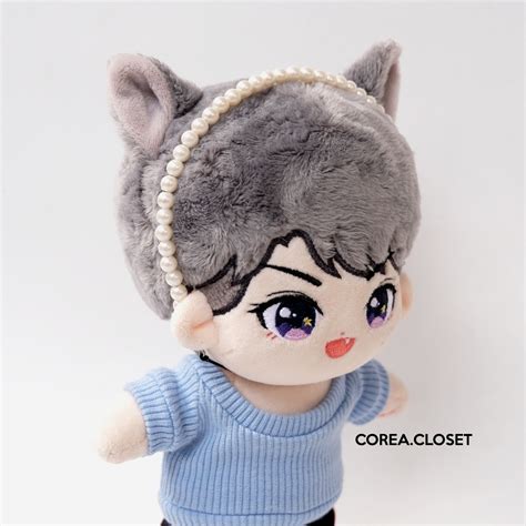 Jual 20cm 15cm 10cm Denimalz Kpop Doll Pearl Headband