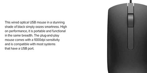 Dell Ms Usb Optical Mouse Black Ksa Riyadh Jeddah