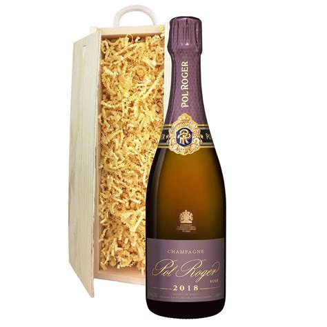 Pol Roger Rose Vintage Champagne Cl In Pine Gift Box Buy