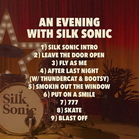 Silk Sonic An Evening With Silk Sonic Lyrics And Tracklist, 58% OFF