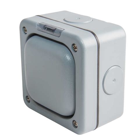 Mk Masterseal Plus A Gang Way Weatherproof Light Switch Ip Grey