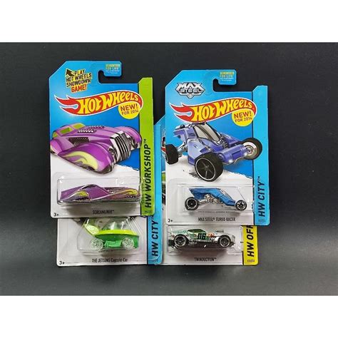 HOT WHEELS 2014 MAINLINE THE JETSONS CAPSULE CAR MAX STEEL TURBO RACER