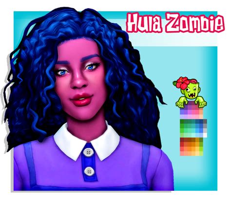 Simstrouble S Letitia Hair Hula Zombie On Tumblr