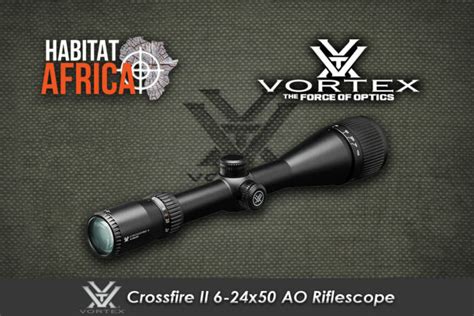 Vortex Crossfire II 6 24x50 AO Riflescope Dead Hold BDC MOA Reticle