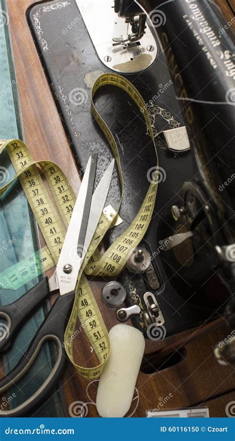 Tailoring Table Setup Stock Photo Image Of Colorful 60116150