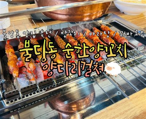 불당동 양꼬치 맛집 추천 순한양꼬치 마라탕이랑 꿔바로우까지 네이버 블로그