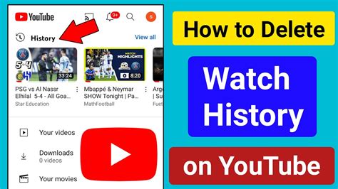 How To Delete YouTube Watch History 2023Clear YouTube Watch History