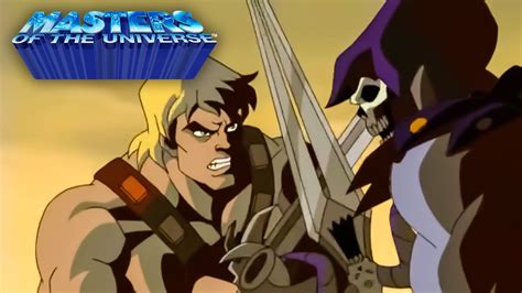 He Man Meets Skeletor Masters Of The Universe 2002 Youtube