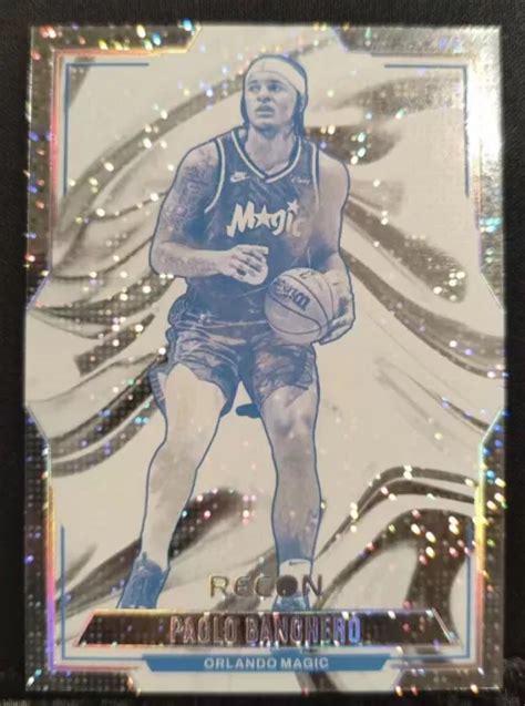 Paolo Banchero Panini Recon Silver Contours Ssp Rare Magic