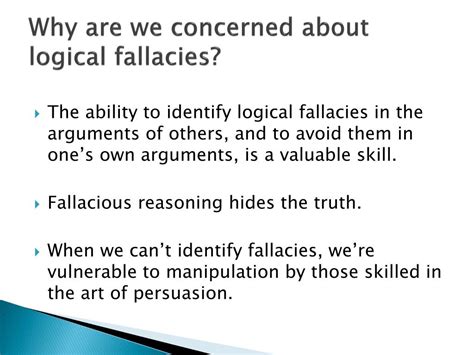 Ppt Logical Fallacies Powerpoint Presentation Free Download Id1489714