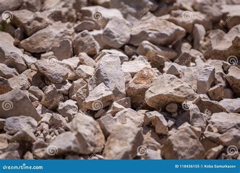 Rocks Small Rocks Or Gravel Used For Construction Of Buildings Roads